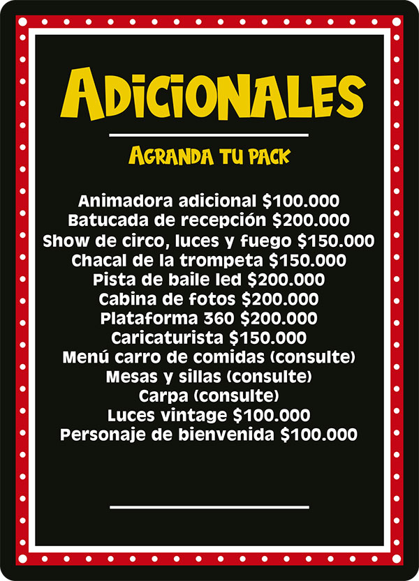 Servicios adicionales para planes adolescentes