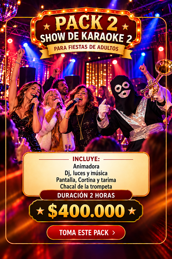 Fiesta de karaoke con Chacal de la Trompeta para adultos