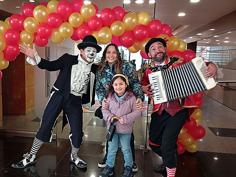 Personajes para recepción de cumpleaños infantiles