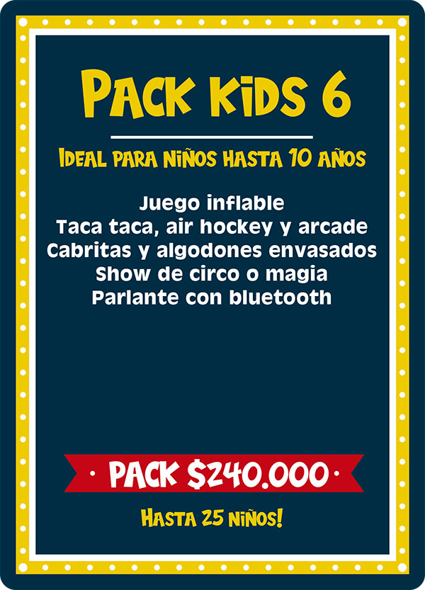 Pack Kids 6