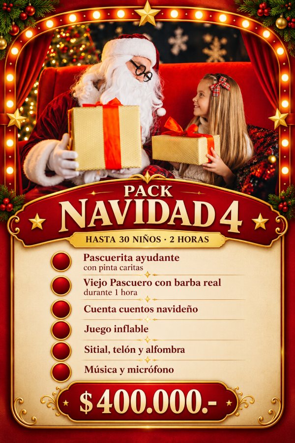 Pack de Navidad 4 para hasta 30 niños