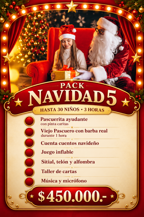 Pack de Navidad 5 para hasta 30 niños