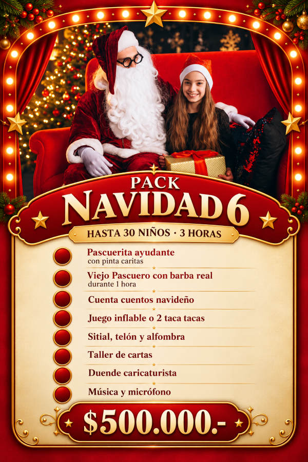 Pack de Navidad 6 para hasta 30 niños