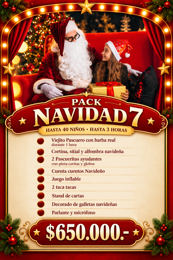 Pack de Navidad 7 para hasta 30 niños