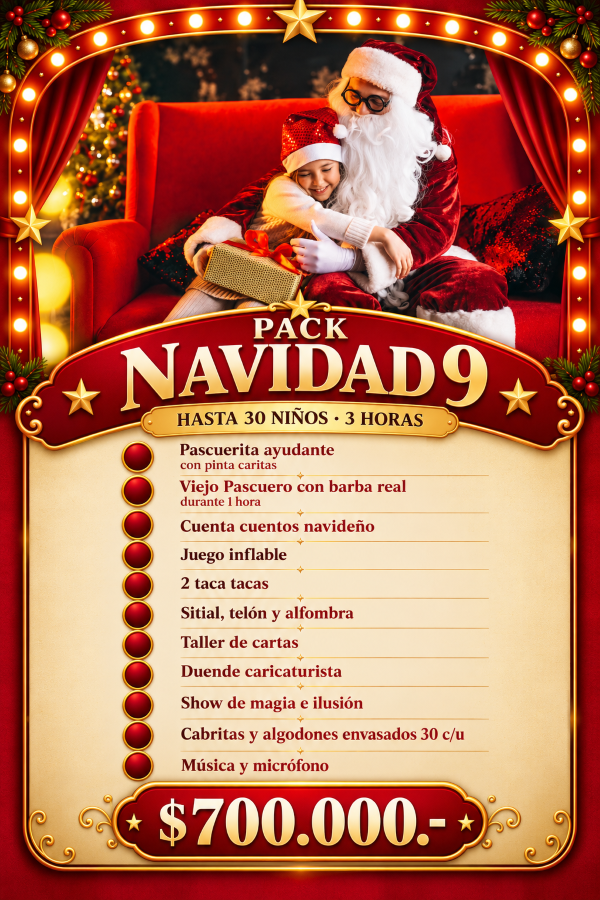 Pack de Navidad 9 para hasta 30 niños