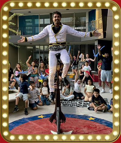 Show de circo y acrobacias