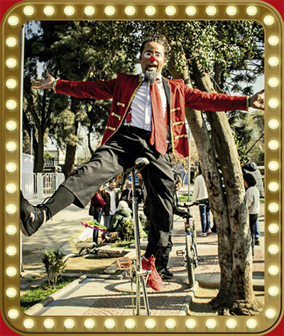 Show de circo y travesuras